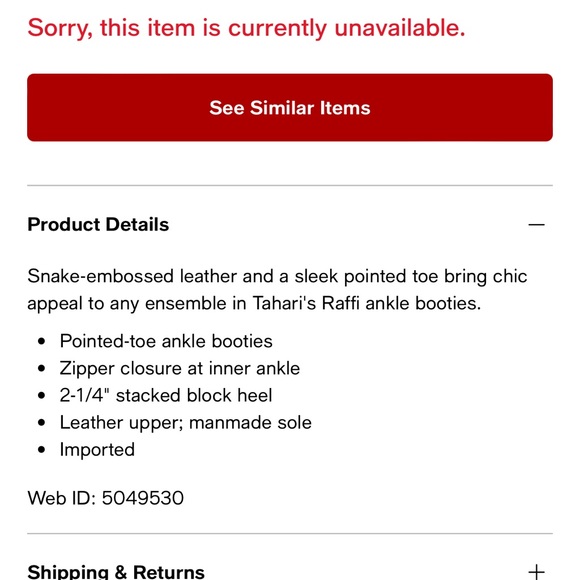 Tahari “Raffi” Crocodile Embossed Leather Booties - Picture 6 of 6